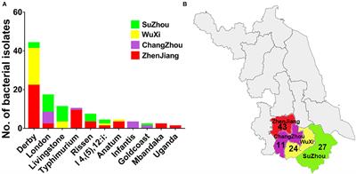 Characterization of Salmonella Resistome and Plasmidome in Pork Production System in Jiangsu, China